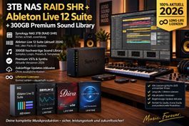 Ableton Live 12 Suite - VST`s NAS 320GB Sound!